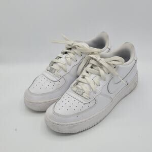 Nike Air Force 1 triple white kids size 7y